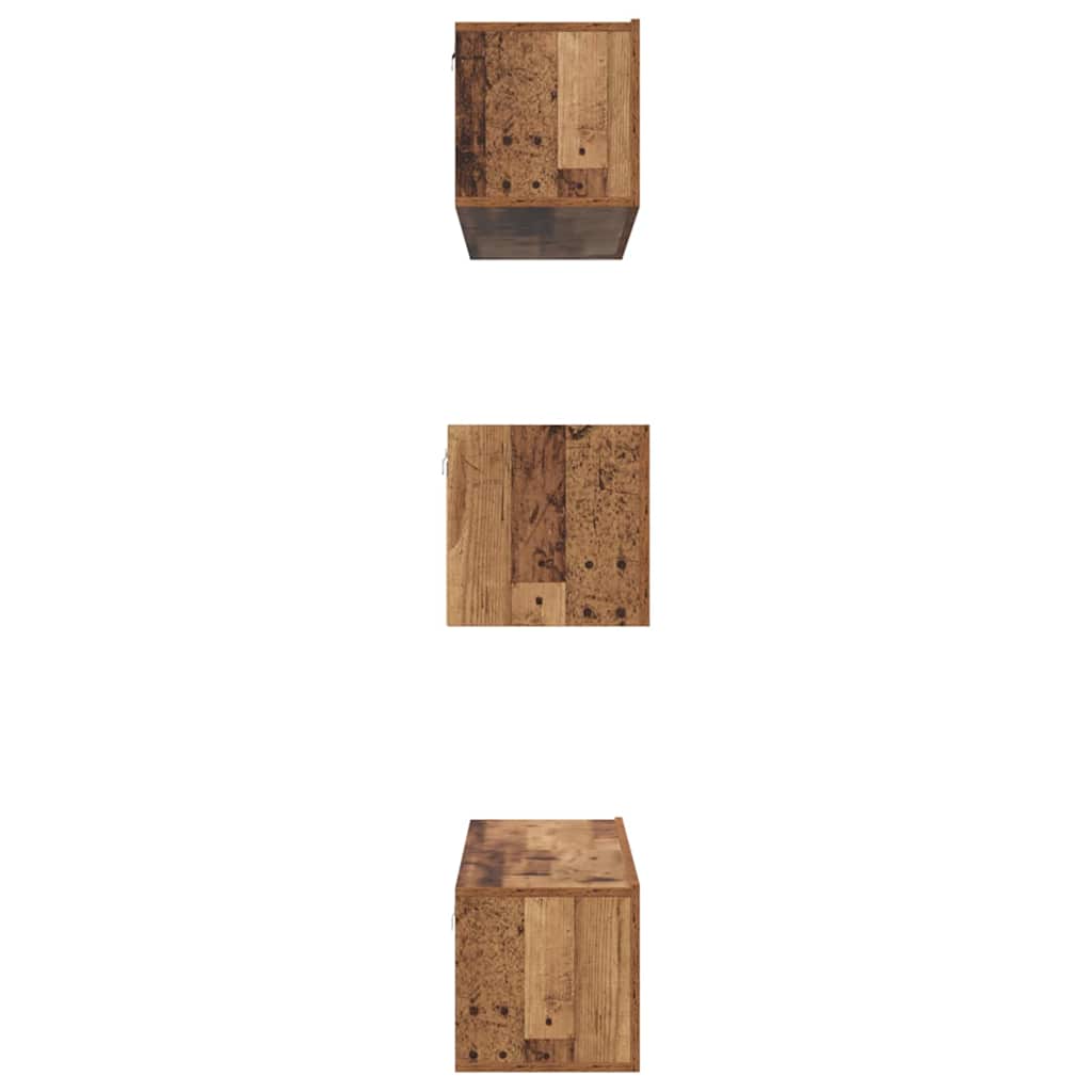 vidaXL Σετ επίπλου τηλεόρασης 6 pcs Παλαιό ξύλο Επεξεργασμένο ξύλο