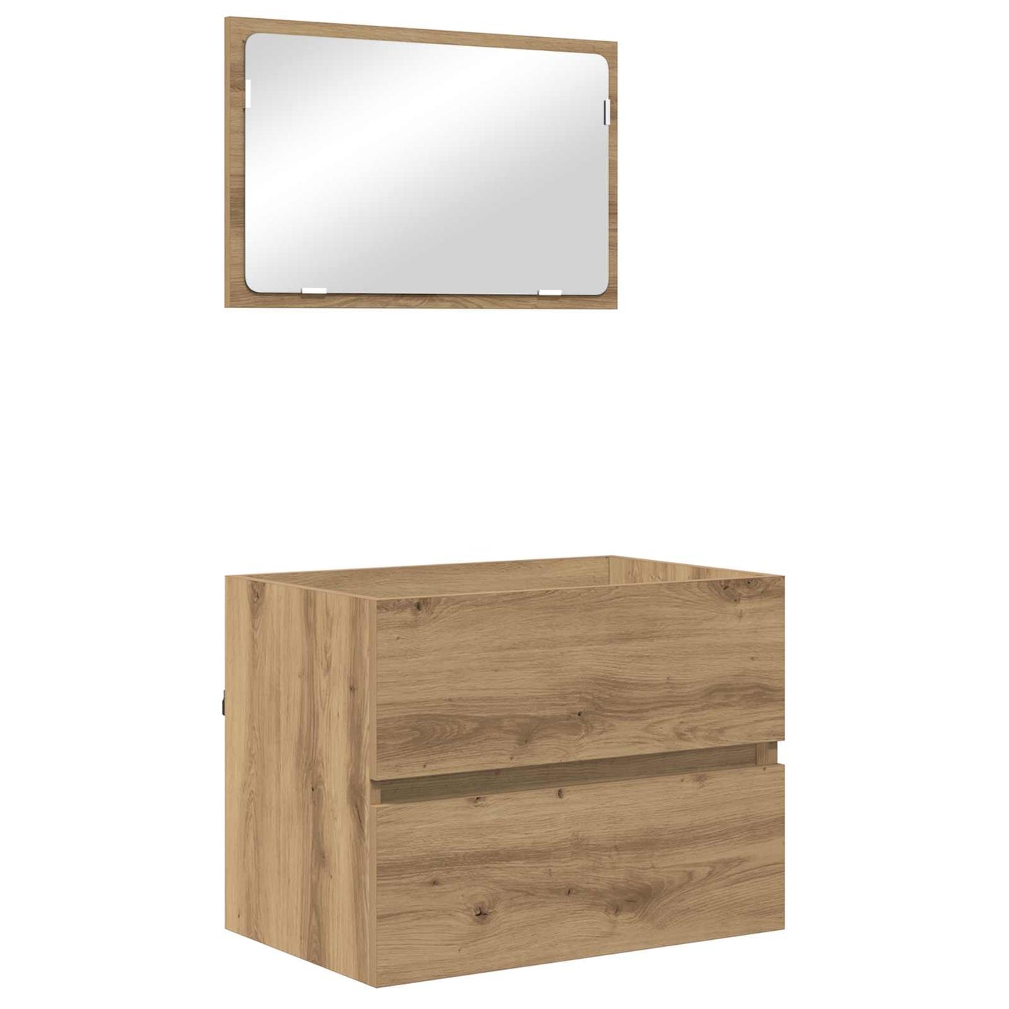 vidaXL Σετ Επίπλων Μπάνιου 3 τεμ. Artisan Oak Επεξεργασμένο Ξύλο