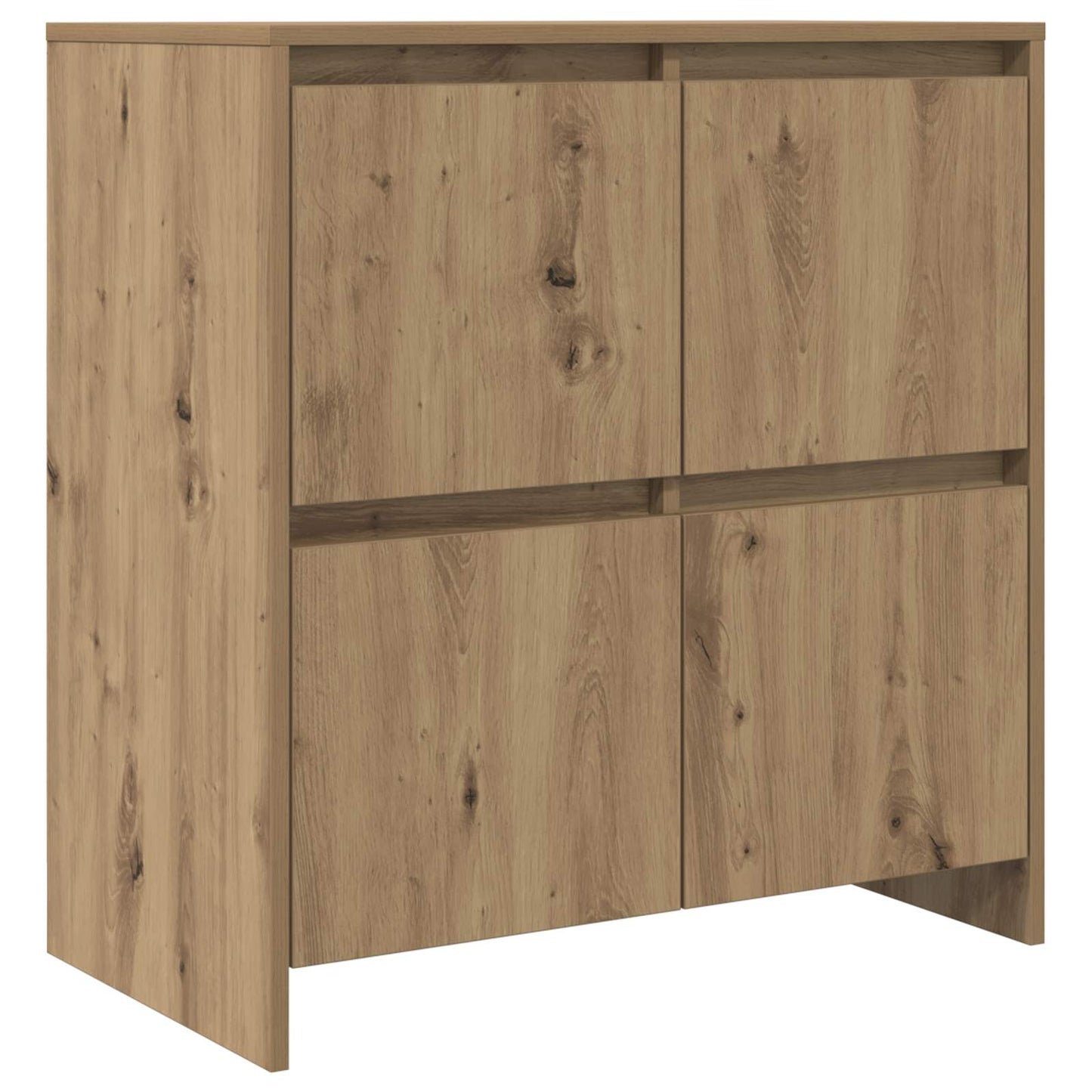 vidaXL Παραδοσιακά Πλευρικά Έπιπλα 2 pcs artisan δρυς 70 x 41 x 75 εκ.