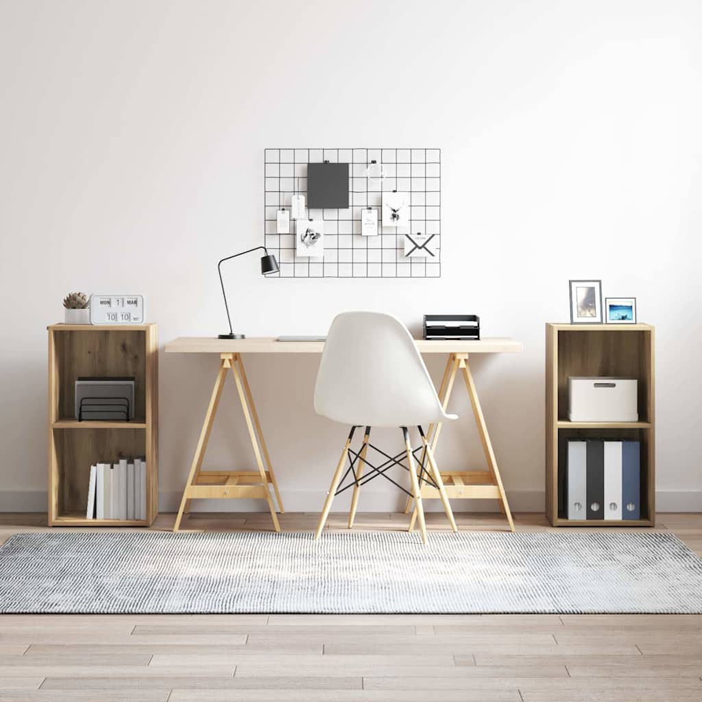vidaXL Σετ επίπλου τηλεόρασης 2 pcs Artisan Oak 37 x 35 x 72 εκ.