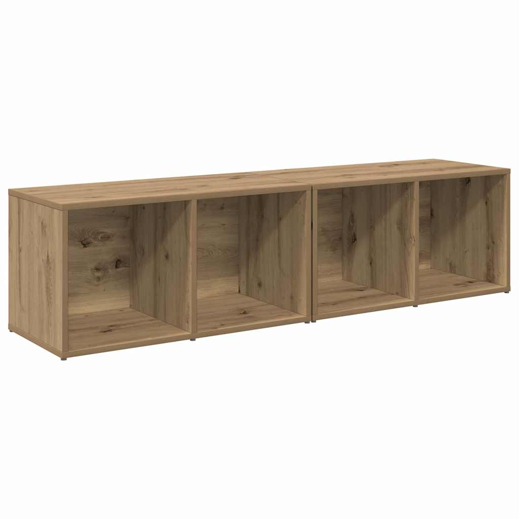 vidaXL Σετ επίπλου τηλεόρασης 2 pcs Artisan Oak 37 x 35 x 72 εκ.