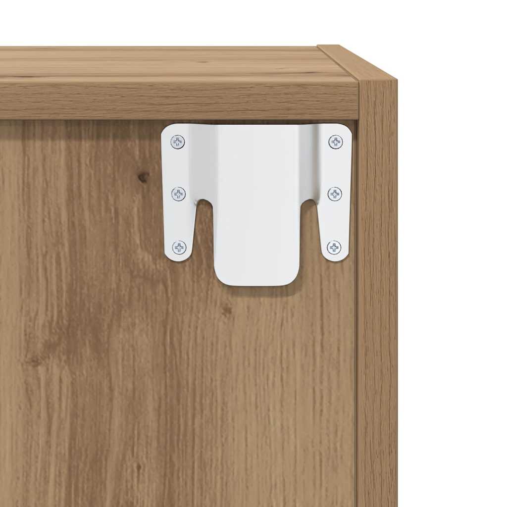 vidaXL Σετ επίπλου τηλεόρασης 4 pcs Artisan Oak 37 x 37 x 72 εκ