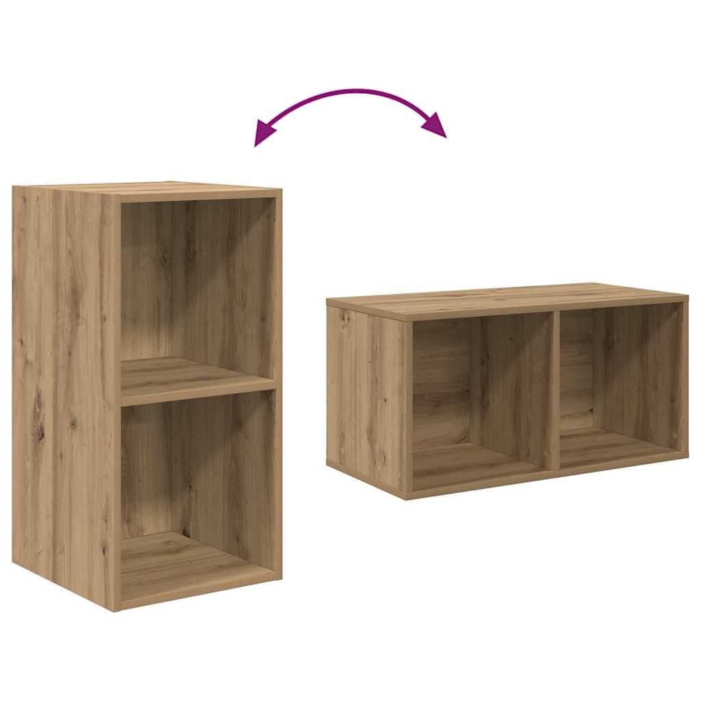 vidaXL Σετ επίπλου τηλεόρασης 4 pcs Artisan Oak 37 x 37 x 72 εκ