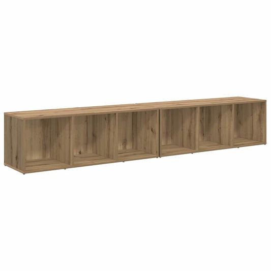vidaXL Σετ επίπλου τηλεόρασης 2 pcs Artisan Oak 37 x 35 x 107 εκ