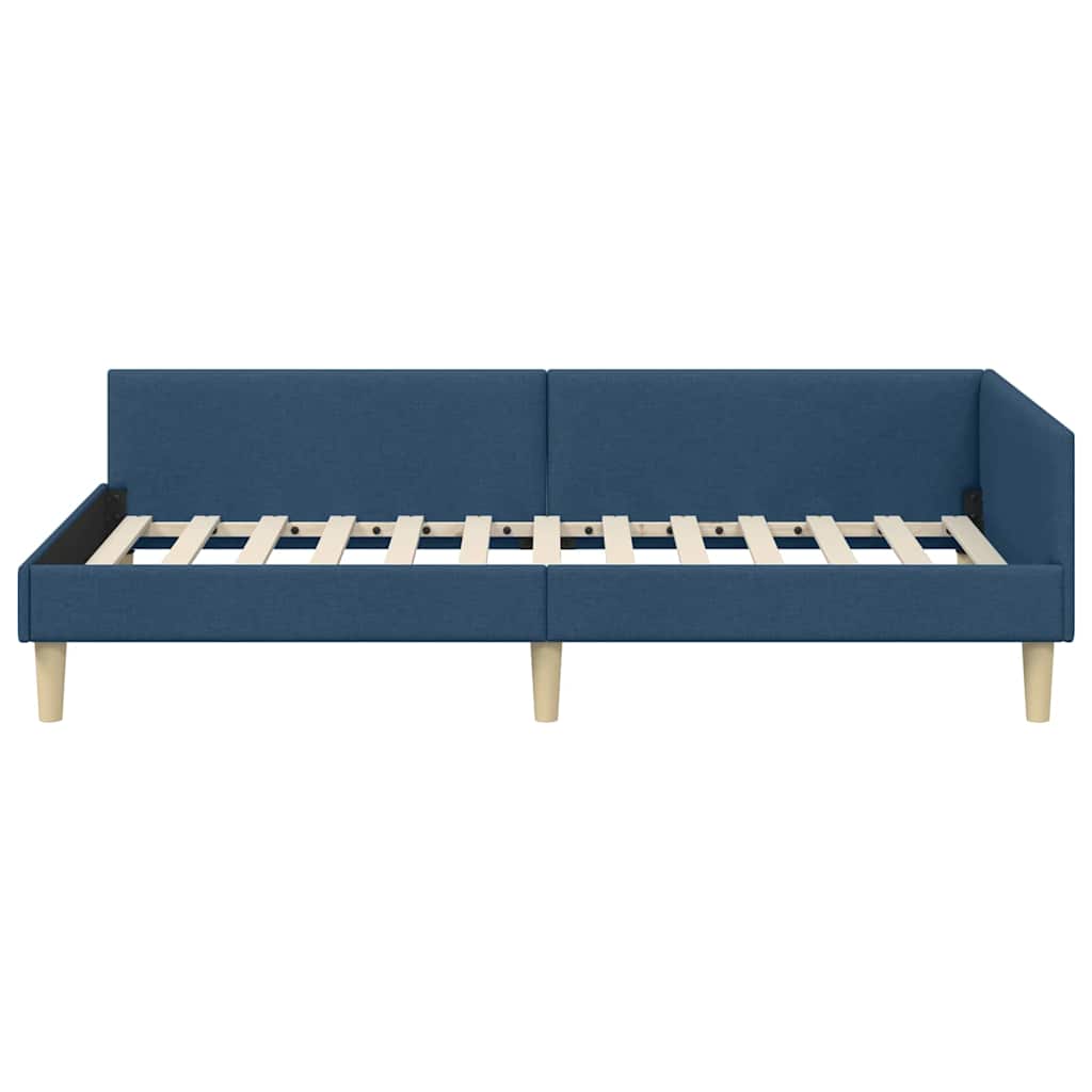 vidaXL Κρεβάτι Γωνίας Μπλε 80 x 200 cm ύφασμα