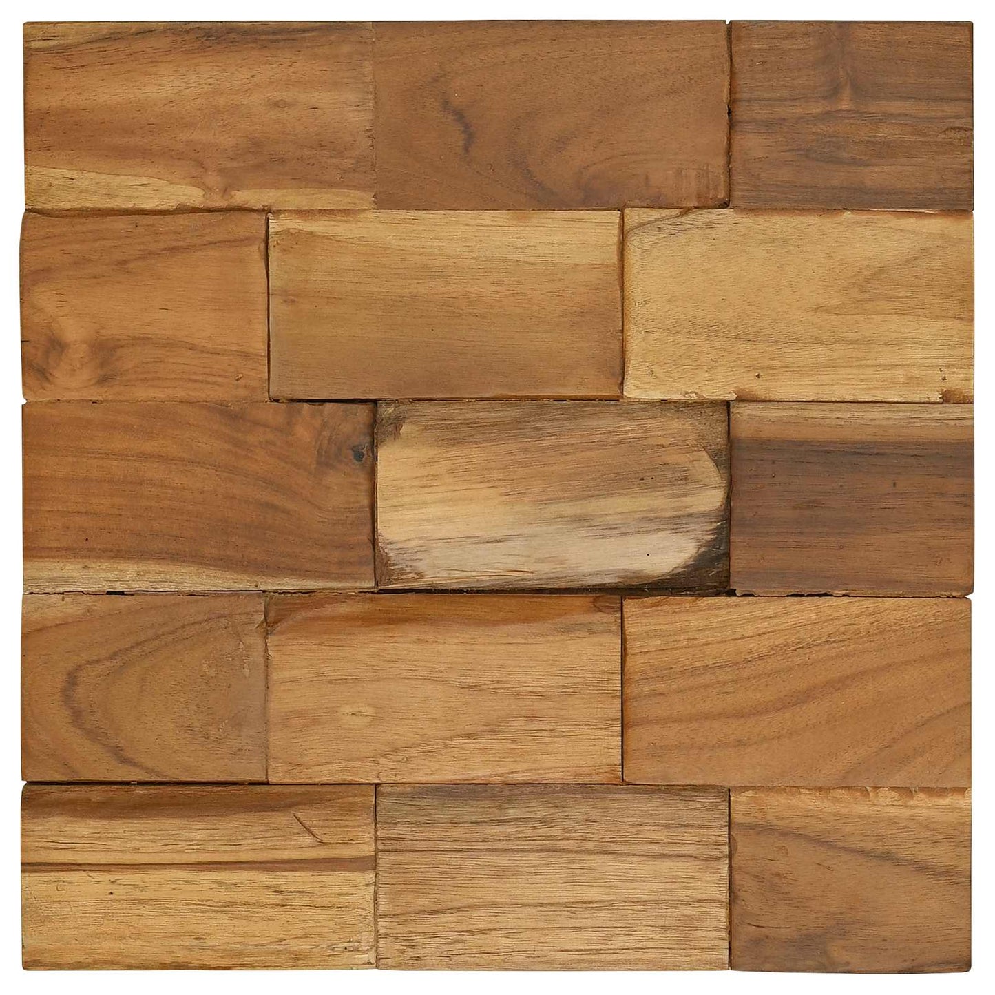 vidaXL Σκαμπό Αποθήκευσης Καφέ 40 x 40 x 45 cm Στερεό Ξύλο Τίκ