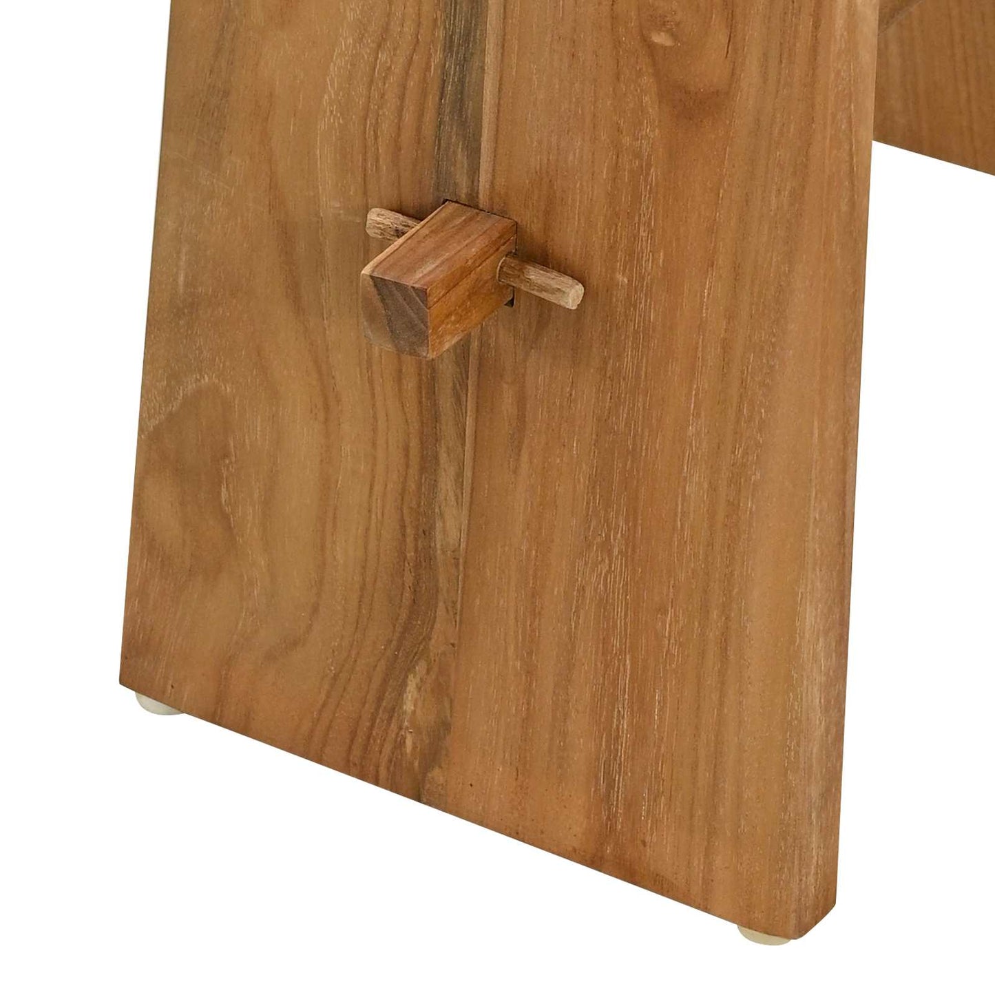 vidaXL Σκαμπό μπάνιου Καφέ 50 x 29,5 x 50,5 εκ Στερεό Ξύλο Τίκ