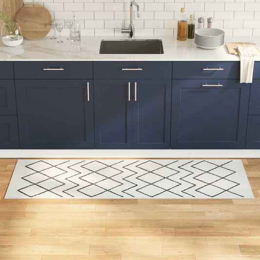 vidaXL Χαλί Κουζίνας Geometric Γεωμετρικό 60 x 180 cm Βελούδο