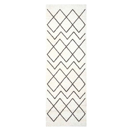 vidaXL Χαλί Κουζίνας Geometric Γεωμετρικό 60 x 180 cm Βελούδο