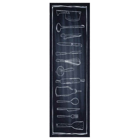 vidaXL Χαλί Κουζίνας Other Χώρος του Σεφ 45 x 150 cm Βελούδο