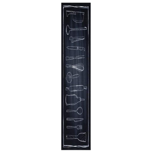vidaXL Χαλί Κουζίνας Geometric Χώρος του Σεφ 60 x 300 cm Βελούδο