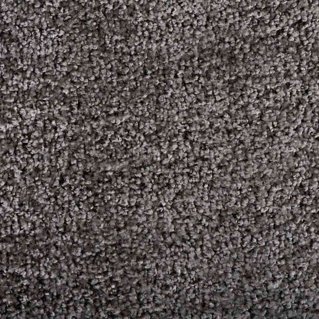 vidaXL Χαλάκι Εξώπορτας Ανοιχτό γκρι 60 x 80 cm Ύφασμα τέντι