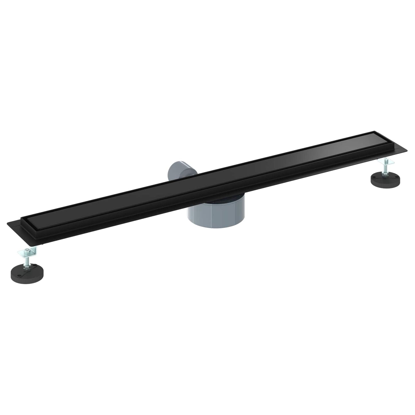 vidaXL Σιφόνι ντους 2-σε-1 με 360° σιφόνι Μαύρο 80 cm