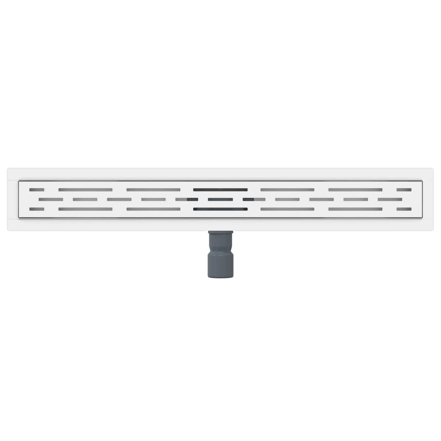 vidaXL Εκροή ντους με σχέδιο γραμμής Ασημί 70 cm Ανοξείδωτο Ατσάλι 304