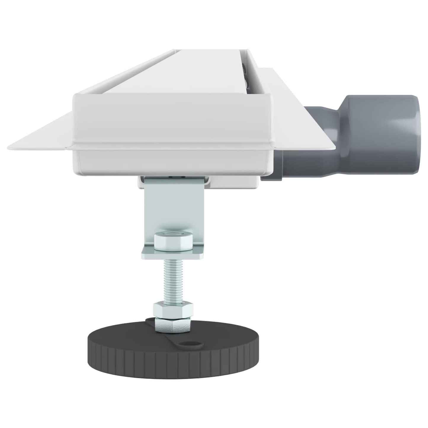 vidaXL 2 σε 1 εκροή ντους Ασημί 100 cm Ανοξείδωτο Ατσάλι 304