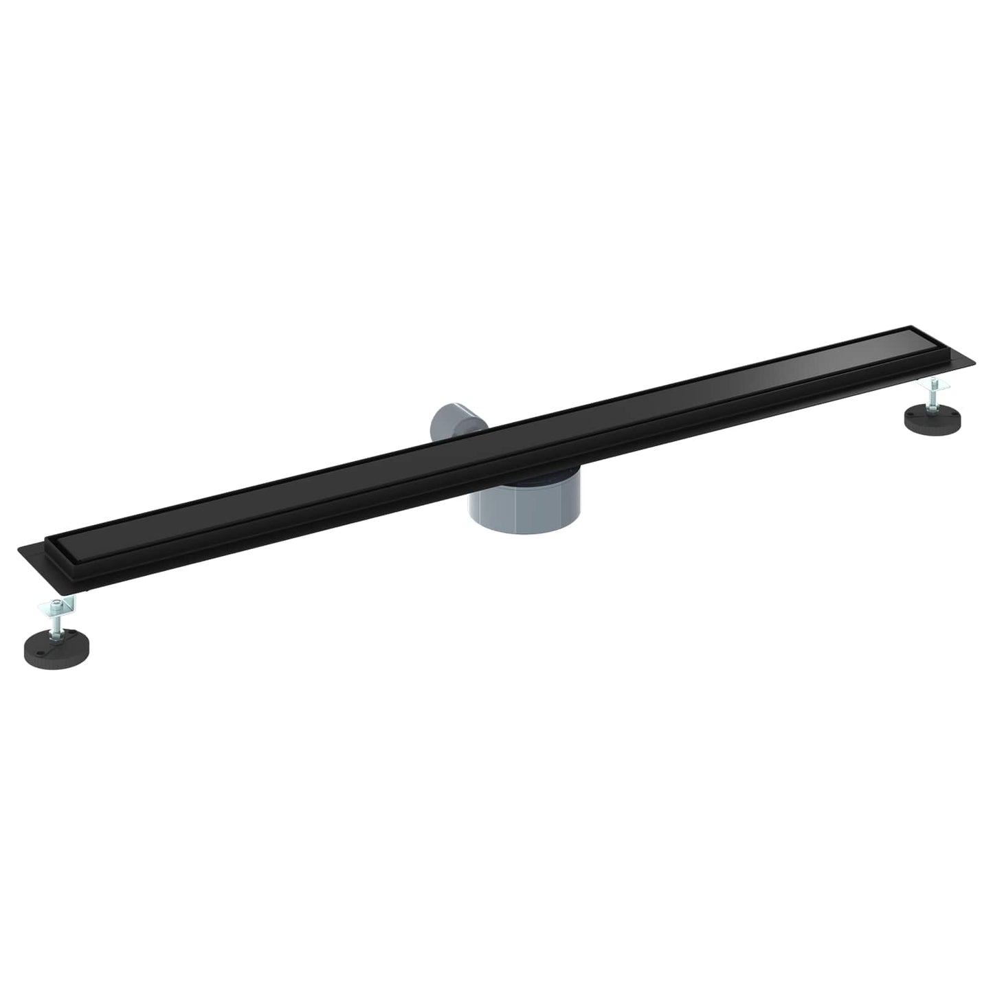 vidaXL Σιφόνι ντους 2-σε-1 με 360° σιφόνι Μαύρο 100 cm