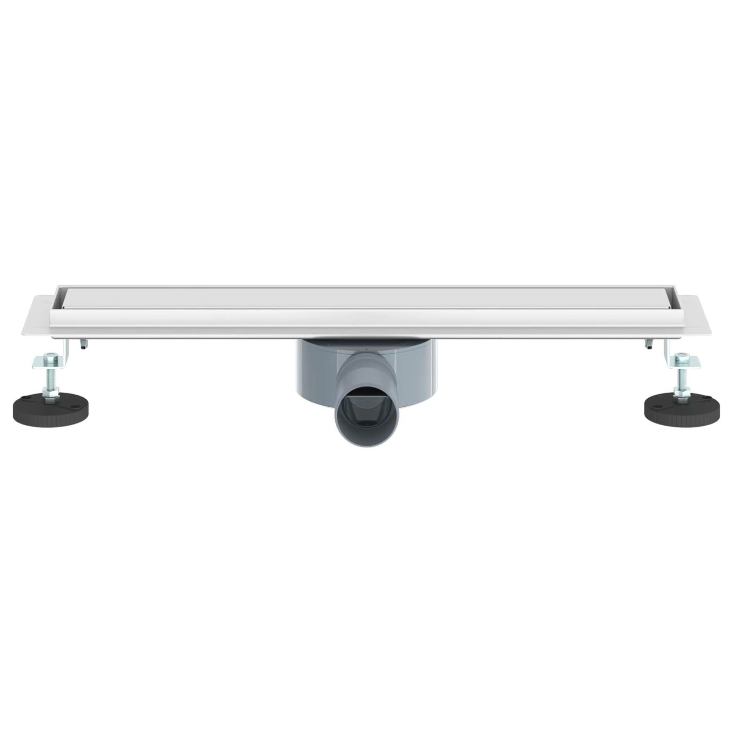 vidaXL Σιφόνι ντους 2-σε-1 με 360° σιφόνι Ασημί 54 x 11 x 9,5 εκ