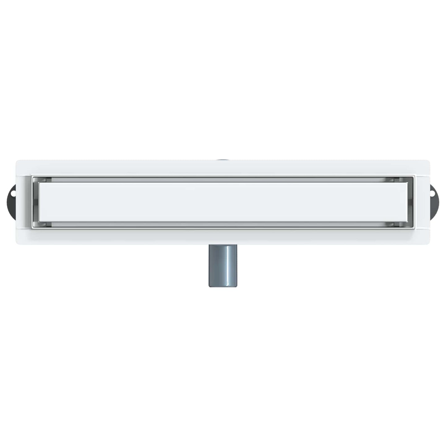 vidaXL Σιφόνι ντους 2-σε-1 με 360° σιφόνι Ασημί 54 x 11 x 9,5 εκ