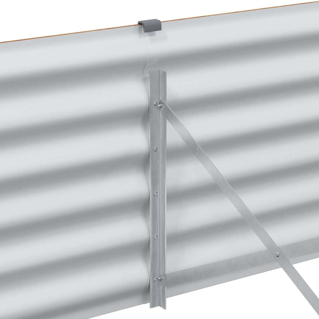 vidaXL Υπερυψωμένη Ζαρντινιέρα 775 x 50 x 36 εκ. Επικαλυμμένος Χάλυβας