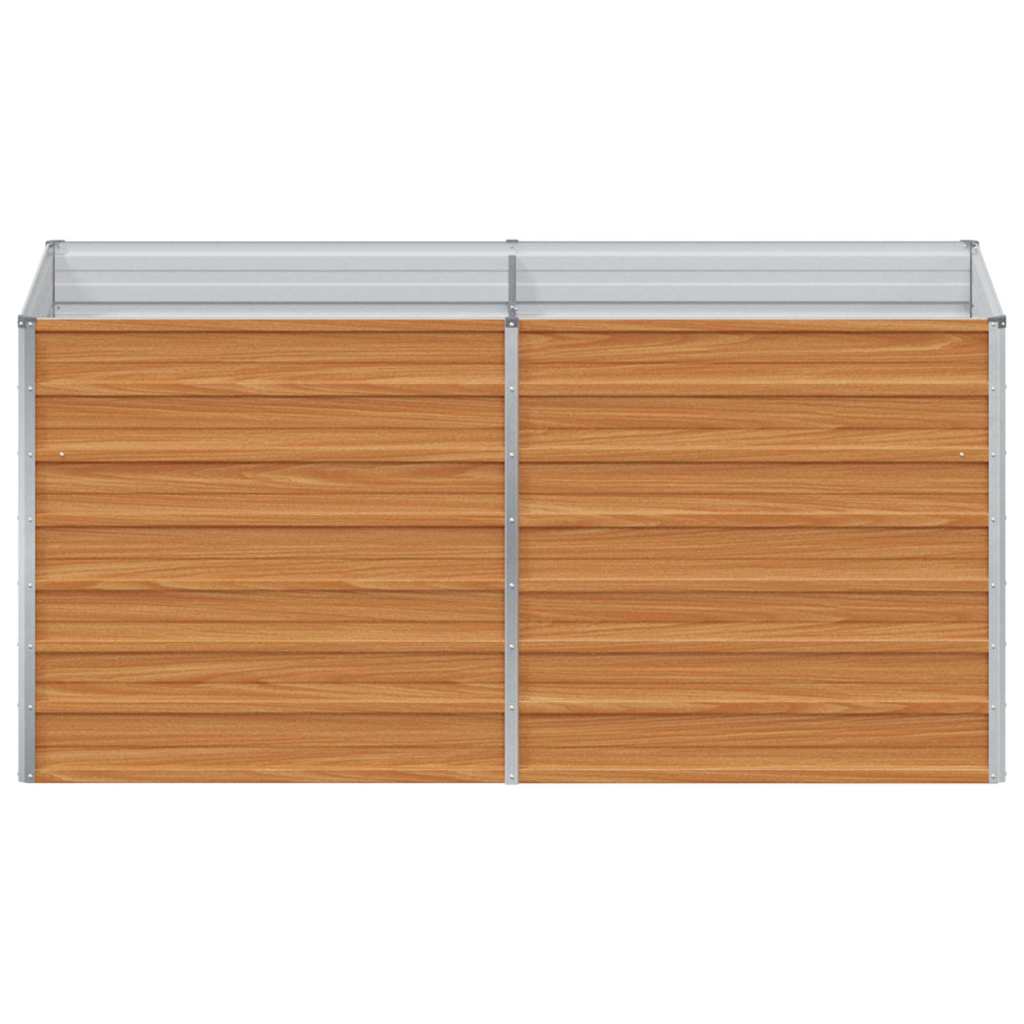 vidaXL Υπερυψωμένη Ζαρντινιέρα Ανοιχτό καφέ 160 x 80 x 77 cm