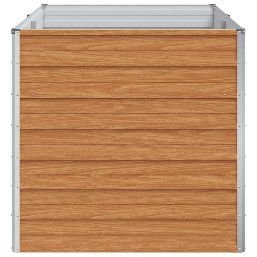 vidaXL Υπερυψωμένη Ζαρντινιέρα Ανοιχτό καφέ 160 x 80 x 77 cm