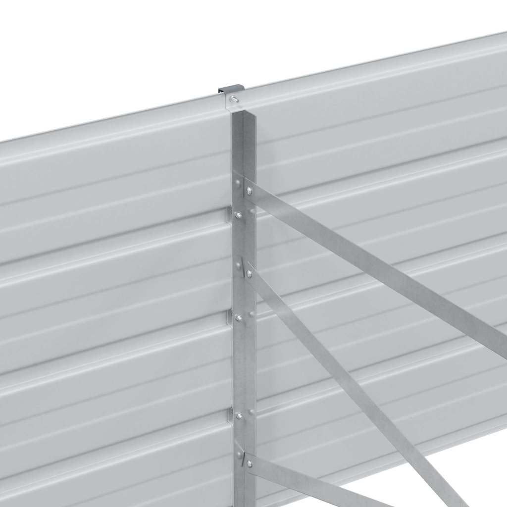 vidaXL Υπερυψωμένη Ζαρντινιέρα Ανοιχτό καφέ 600 x 80 x 45 cm