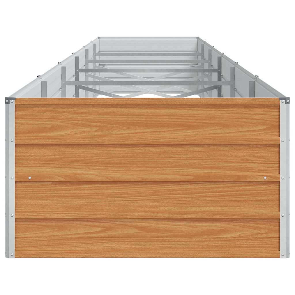 vidaXL Υπερυψωμένη Ζαρντινιέρα Ανοιχτό καφέ 600 x 80 x 45 cm