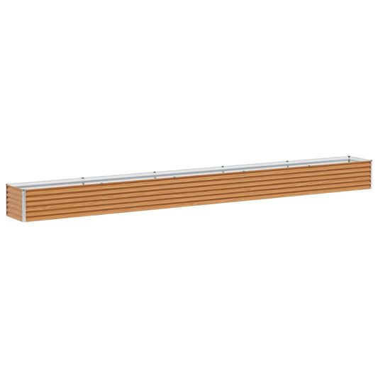 vidaXL Υπερυψωμένη Ζαρντινιέρα Ανοιχτό καφέ 485 x 50 x 36 εκ.