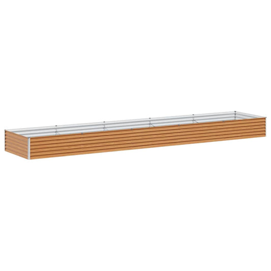 vidaXL Υπερυψωμένη Ζαρντινιέρα Ανοιχτό καφέ 485 x 100 x 36 εκ.