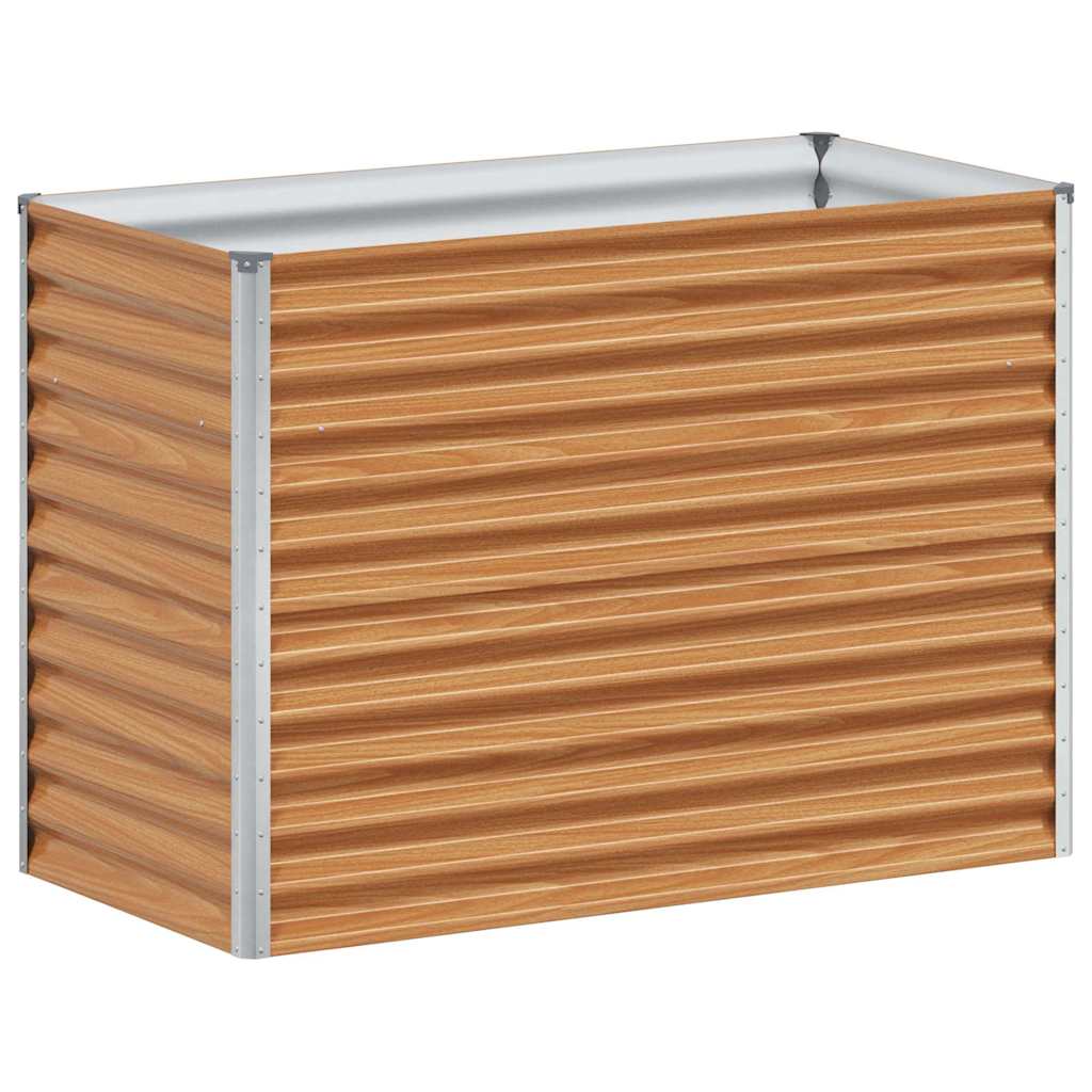 vidaXL Υπερυψωμένη Ζαρντινιέρα 98 x 50 x 68 εκ. Επικαλυμμένος Χάλυβας