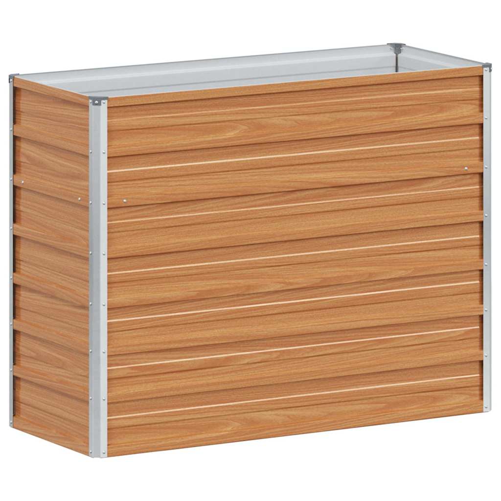 vidaXL Υπερυψωμένη Ζαρντινιέρα Ανοιχτό καφέ 100 x 40 x 77 cm