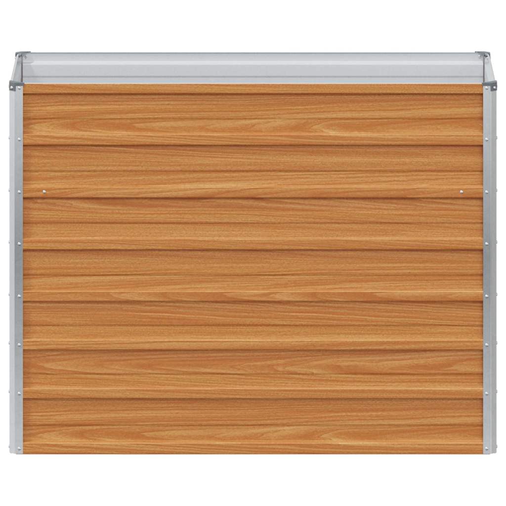 vidaXL Υπερυψωμένη Ζαρντινιέρα Ανοιχτό καφέ 100 x 40 x 77 cm