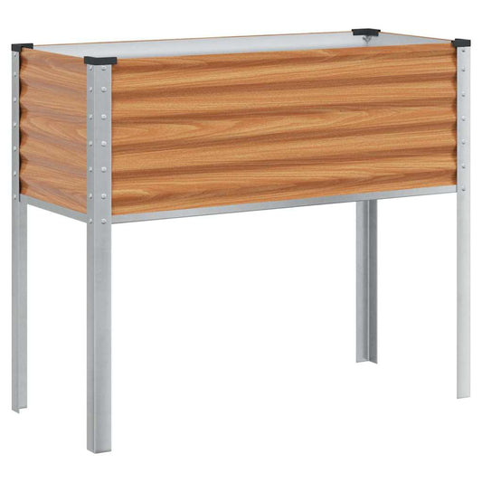 vidaXL Γλάστρα Κήπου Ανοιχτό καφέ 100 x 45 x 90 εκ.
