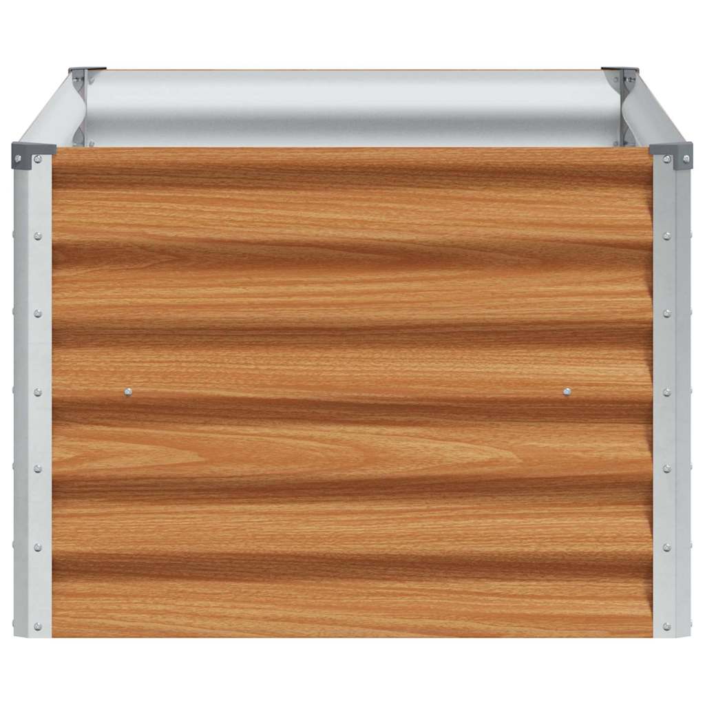 vidaXL Υπερυψωμένη Ζαρντινιέρα 98 x 50 x 36 εκ. Επικαλυμμένος Χάλυβας