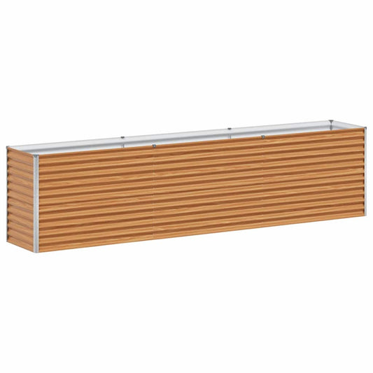vidaXL Υπερυψωμένη Ζαρντινιέρα Ανοιχτό καφέ 290 x 50 x 68 εκ.