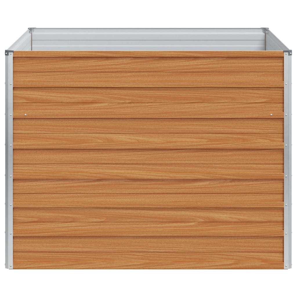 vidaXL Υπερυψωμένη Ζαρντινιέρα Ανοιχτό καφέ 100 x 100 x 77 cm