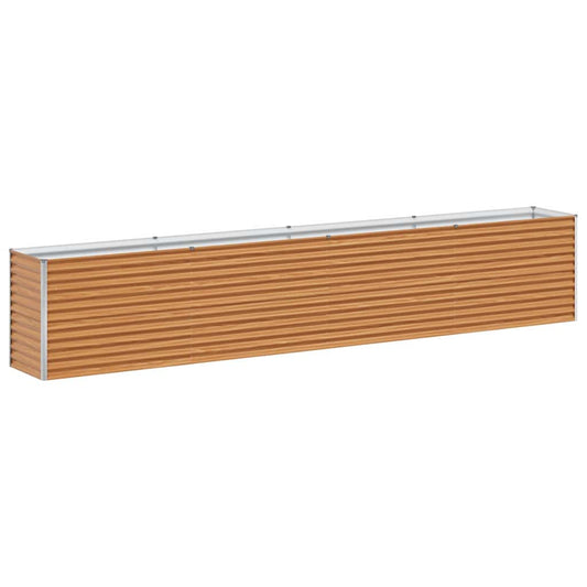 vidaXL Υπερυψωμένη Ζαρντινιέρα 390 x 50 x 68 εκ. Επικαλυμμένος Χάλυβας
