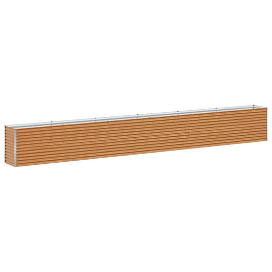 vidaXL Υπερυψωμένη Ζαρντινιέρα 582 x 50 x 68 εκ. Επικαλυμμένος Χάλυβας