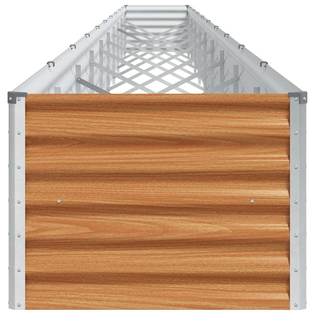 vidaXL Υπερυψωμένη Ζαρντινιέρα 970 x 50 x 36 εκ. Επικαλυμμένος Χάλυβας