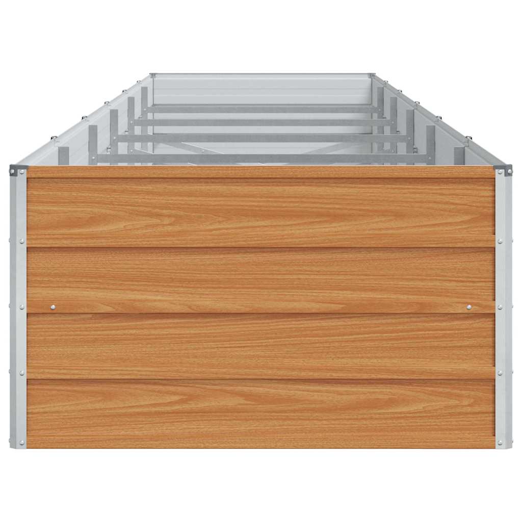 vidaXL Υπερυψωμένη Ζαρντινιέρα Ανοιχτό καφέ 480 x 80 x 45 cm