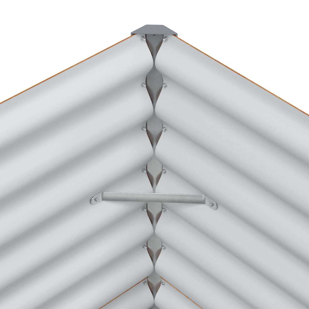 vidaXL Υπερυψωμένη Ζαρντινιέρα 485 x 50 x 68 εκ. Επικαλυμμένος Χάλυβας