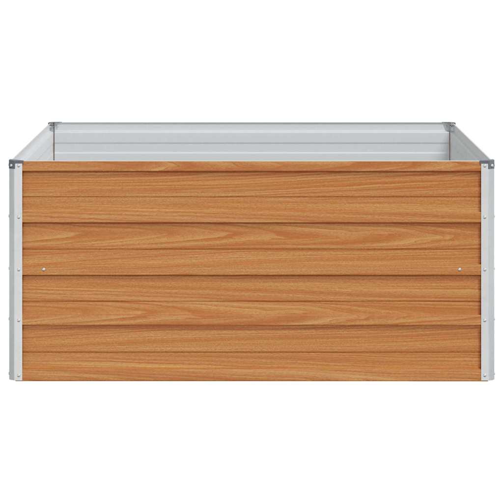 vidaXL Υπερυψωμένη Ζαρντινιέρα Ανοιχτό καφέ 100 x 100 x 45 cm