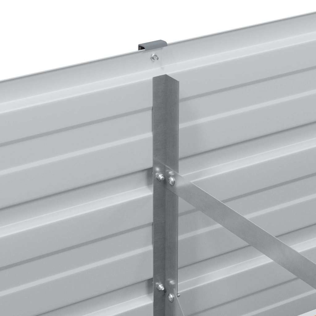 vidaXL Υπερυψωμένη Ζαρντινιέρα Ανοιχτό καφέ 320 x 40 x 77 cm