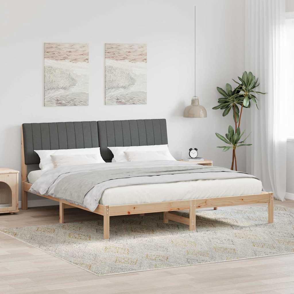 vidaXL Σκελετός Κρεβατιού Καφέ 180 x 200 cm Στερεά ξυλεία πεύκου