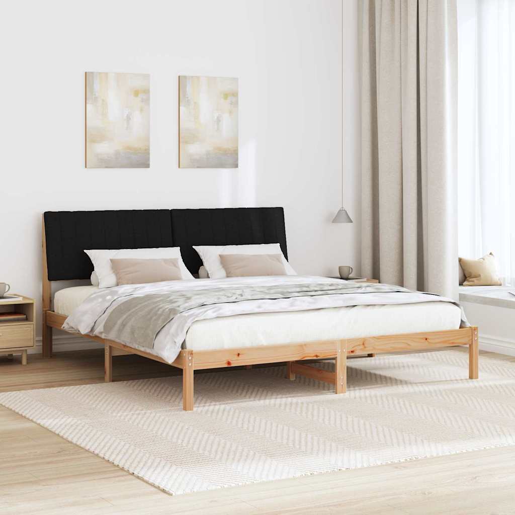 vidaXL Σκελετός Κρεβατιού Καφέ 180 x 200 cm Στερεά ξυλεία πεύκου