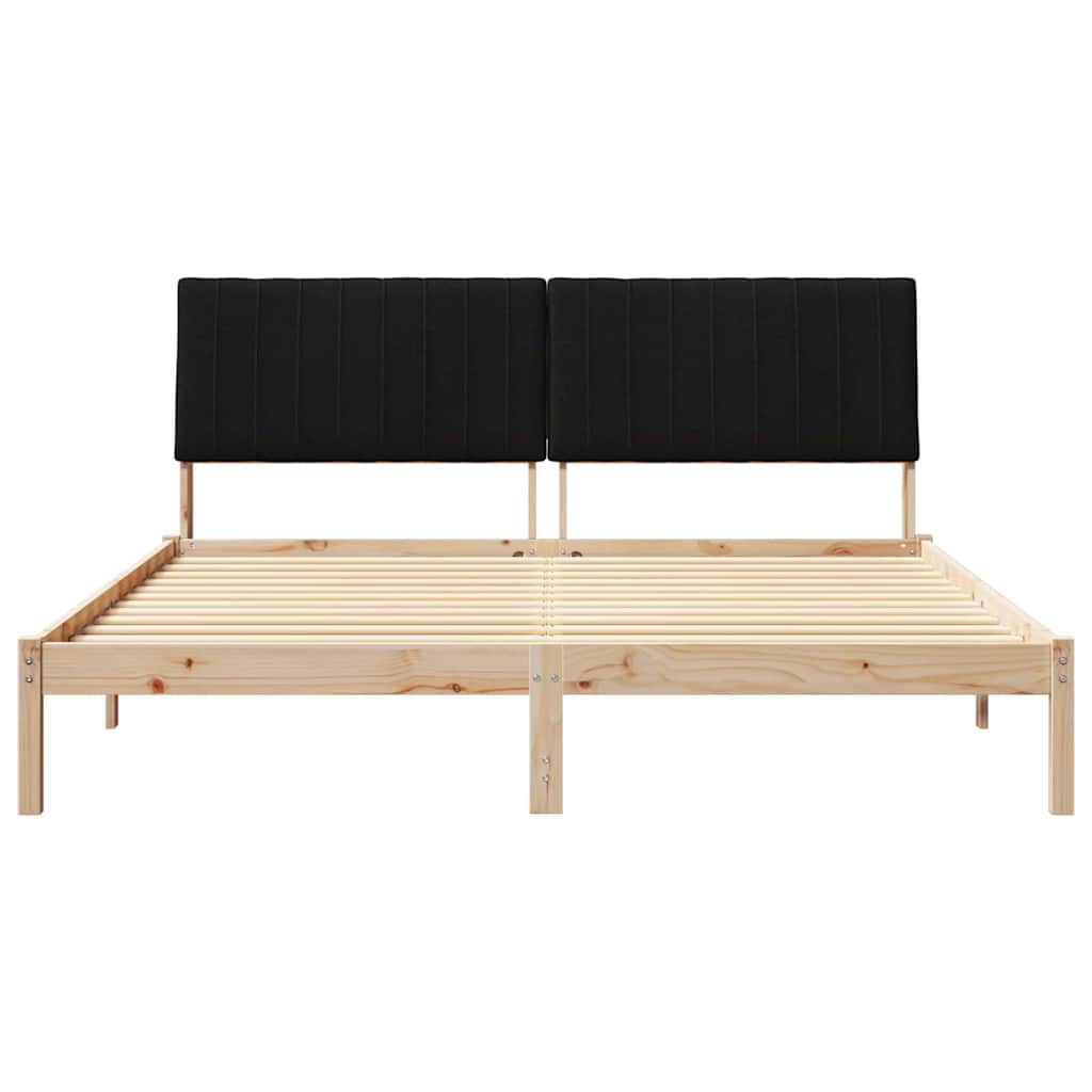 vidaXL Σκελετός Κρεβατιού Καφέ 180 x 200 cm Στερεά ξυλεία πεύκου