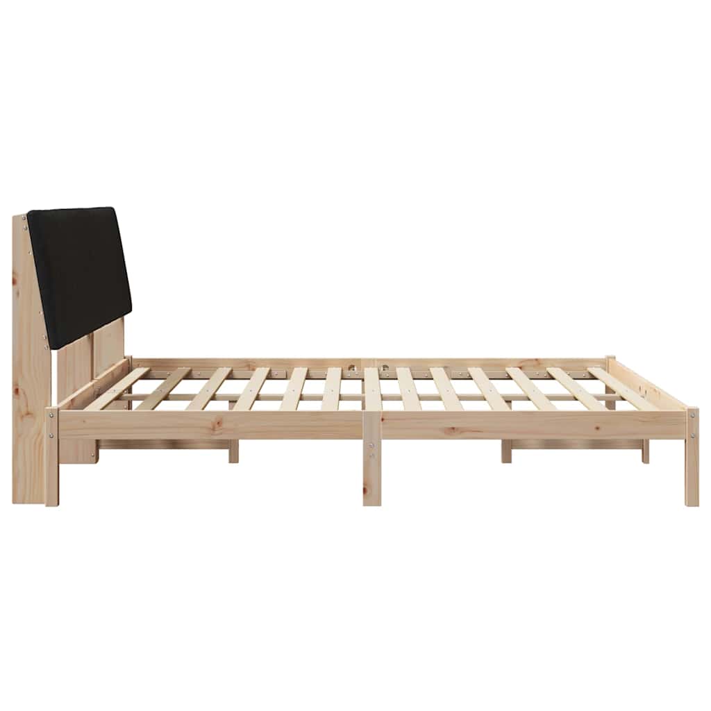 vidaXL Σκελετός Κρεβατιού Καφέ 180 x 200 cm Στερεά ξυλεία πεύκου