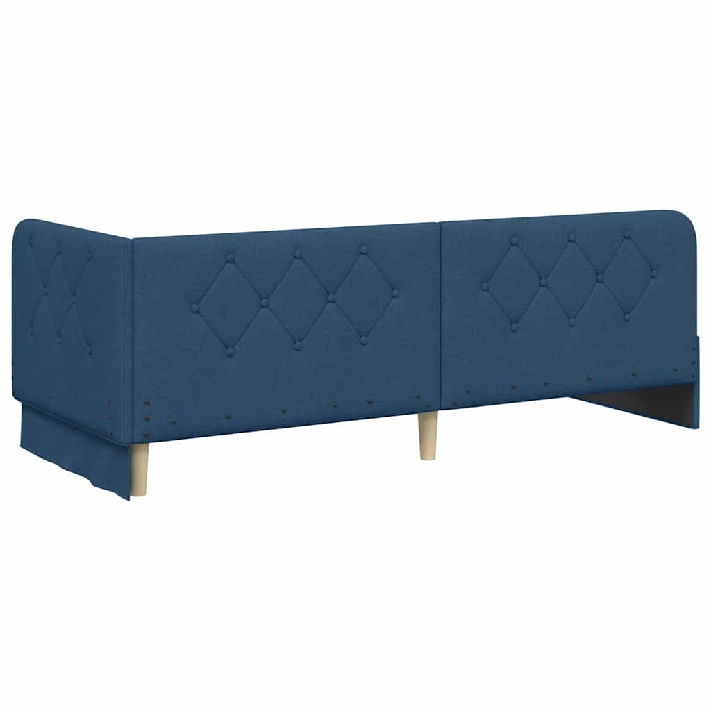 vidaXL Κρεβάτι Γωνίας Μπλε 80 x 200 cm ύφασμα