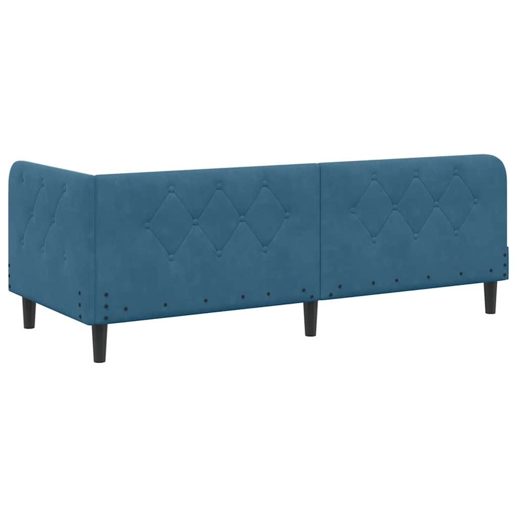 vidaXL Κρεβάτι Γωνίας Μπλε 80 x 200 cm Βελούδο