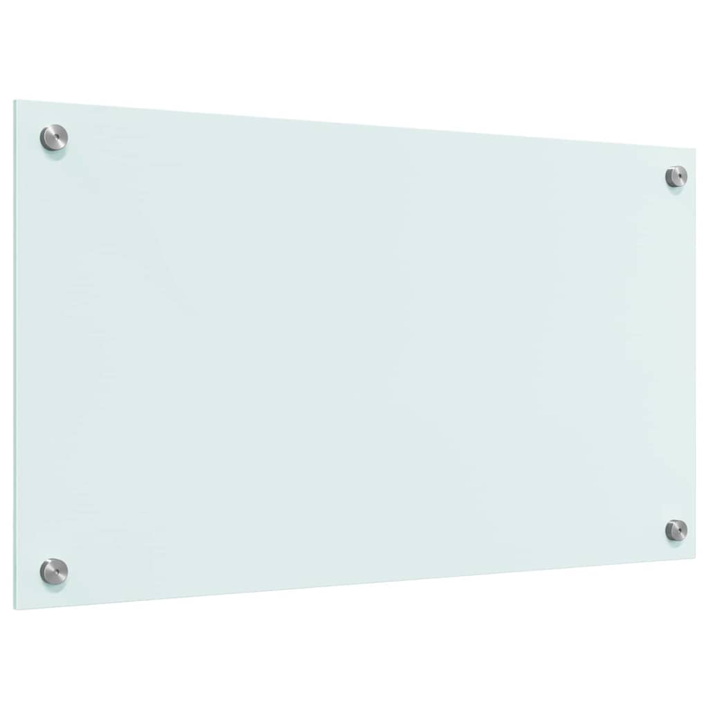 vidaXL Πίσω Πάνελ Κουζίνας Λευκό 70 x 40 x 0,8 εκ σκληρυμένο γυαλί